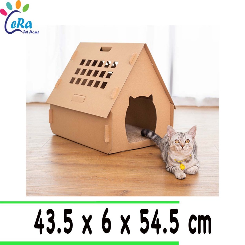 Nhà Giấy Cho Chó Mèo - Nhà Giấy 001