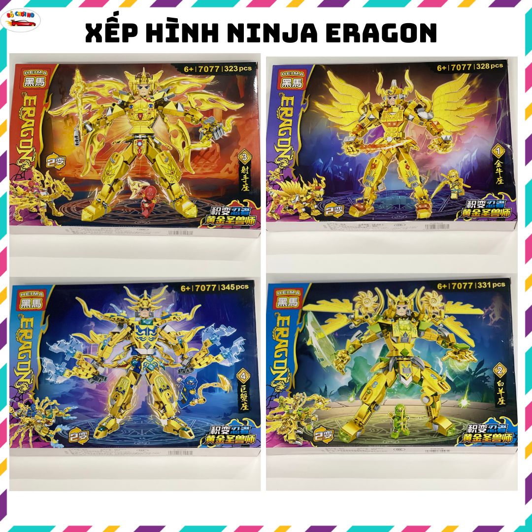 Đồ chơi lắp ráp lego ninjago, lego ninjago rồng, ninjago robot, đồ chơi lego eragon 7077