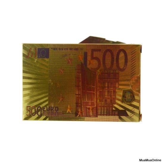 Bộ Bài Tây Mạ Vàng Euro, Dolar Cao Cấp Tiện Dụng