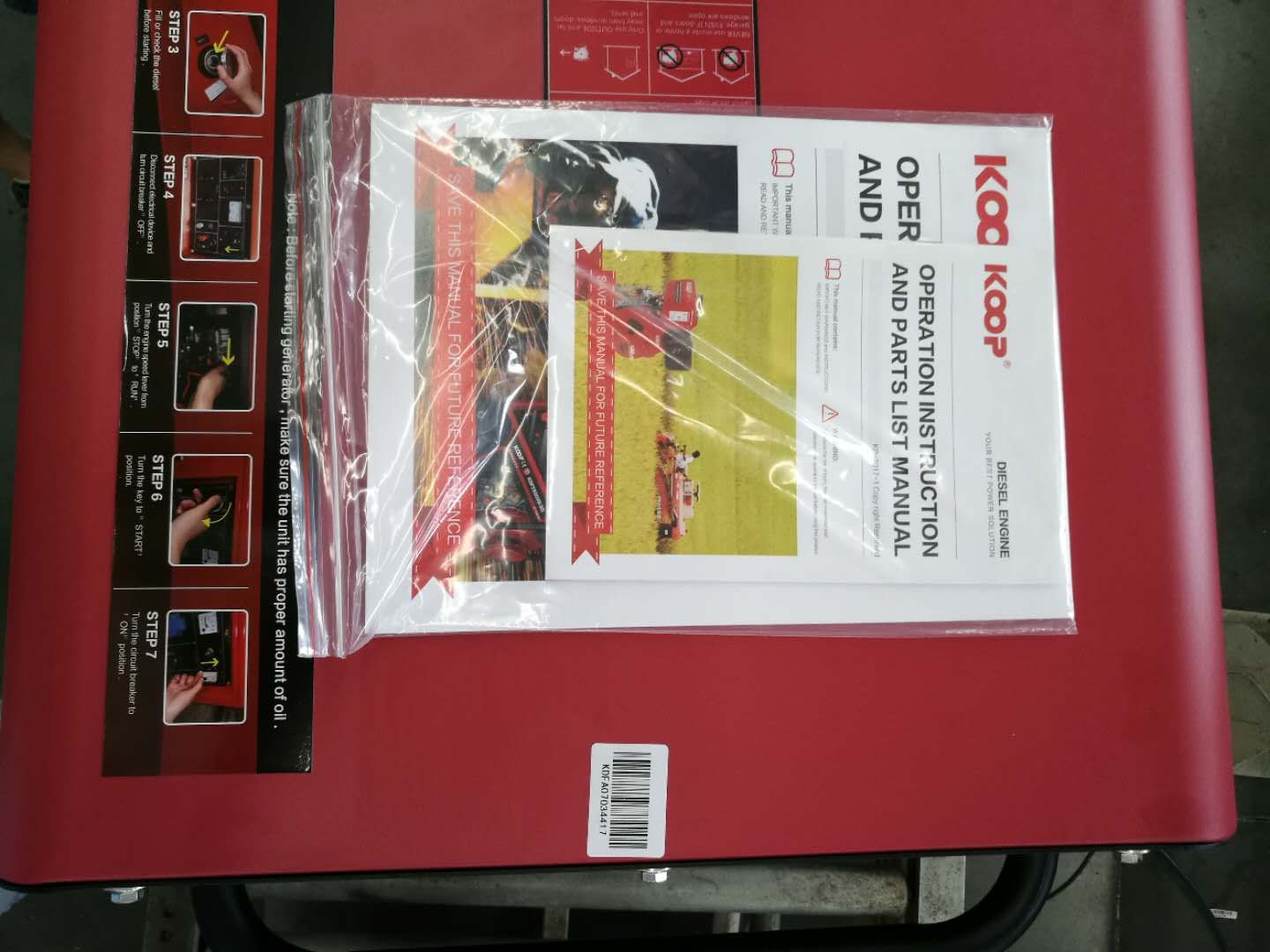 Máy Phát Điện Chạy Dầu 5kVA Koop KDF7500Q