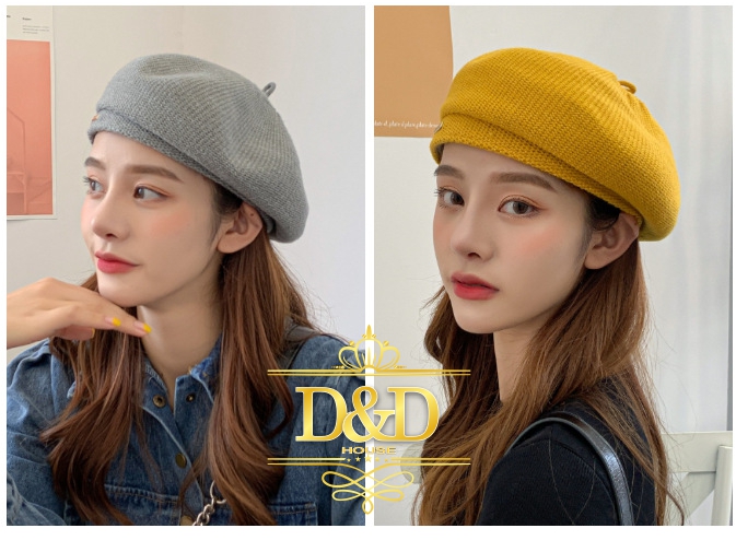 [HCM]Mũ nón nồi beret nữ vải len nhiều màu
