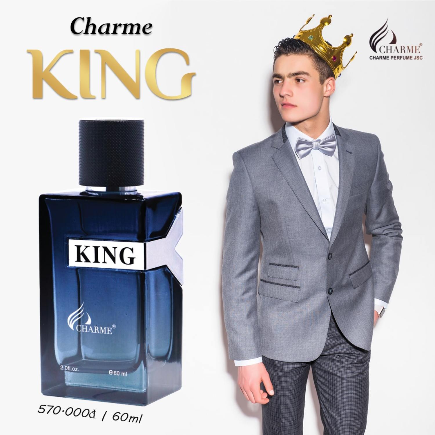 [HCM]Nước hoa King nam 60ml