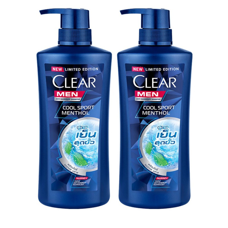 Combo 2 CHAI DẦU GỘI CLEAR MEN - THÁI LAN - 390ML/chai