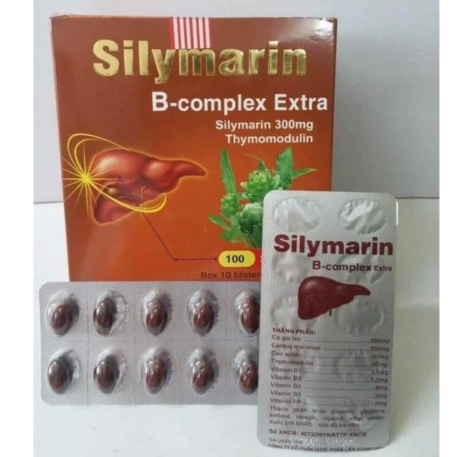 [Hcm](Sp Hiệu Quả) Bổ Gan Mát Gan Silymarin B - Complex Giải Độc Gan Tăng Cường Chức Năng Của Gan 100V Sản Phẩm Có Nguồn Gốc Xuất Xứ Rõ Ràng Đảm Bảo Chất Lượng