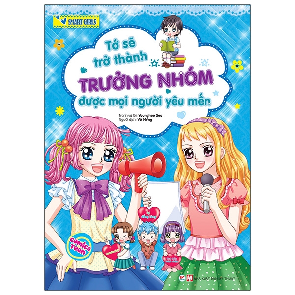 Fahasa - smart girls - tớ sẽ trở thành trưởng nhóm được mọi người yêu mến