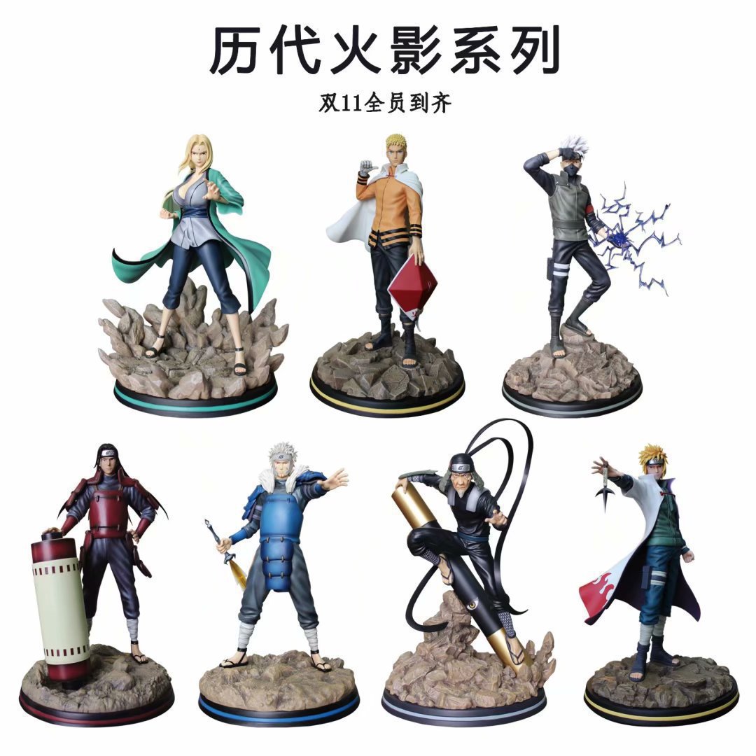 Mô Hình Thất Đại Hokage Làng Lá - Naruto Shippuden 28 cm