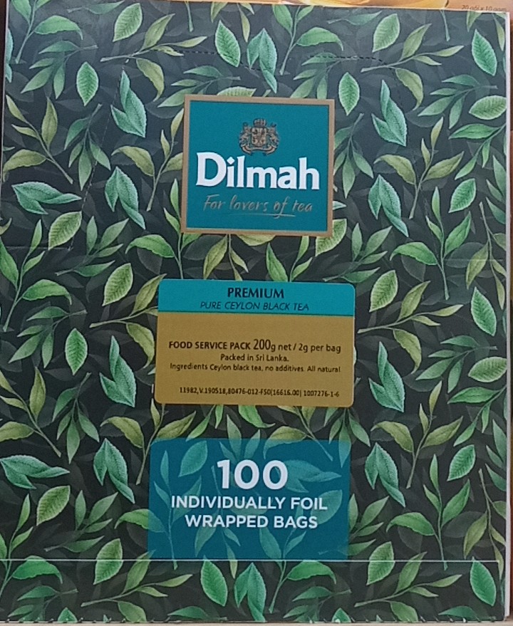 TRÀ DILMAH PREMIUM CEYLON BLACK TEA/ BÁ TƯỚC /TRÀ XANH / TRÀ ĐEN ĐIỂM TÂM/BẠC HÀ/ HOA CÚC /HOA NHÀI 200G
