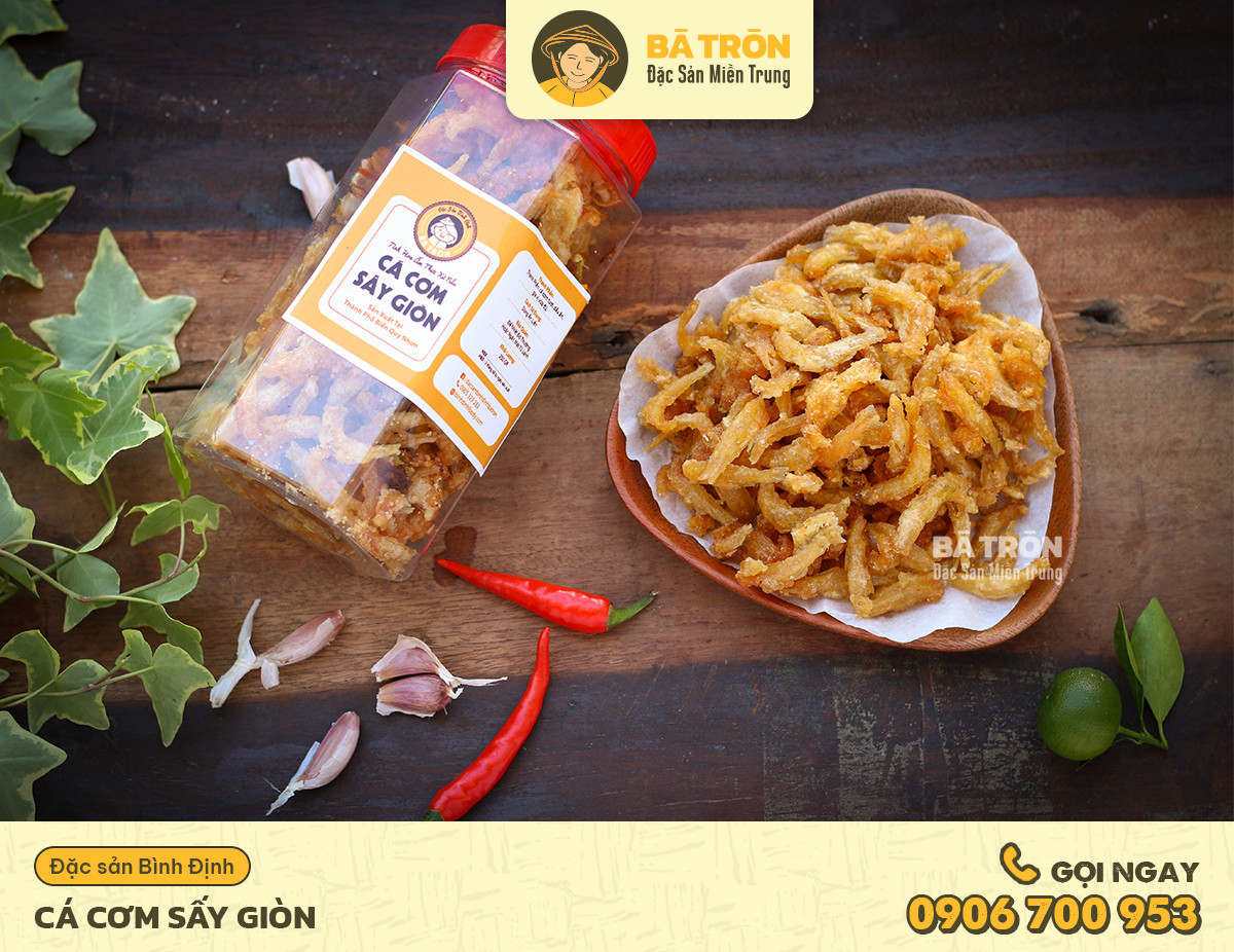 Cá Cơm Khô Sấy Giòn Hủ 250gr