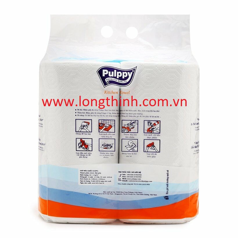Khăn giấy đa năng Pulppy 2 lớp