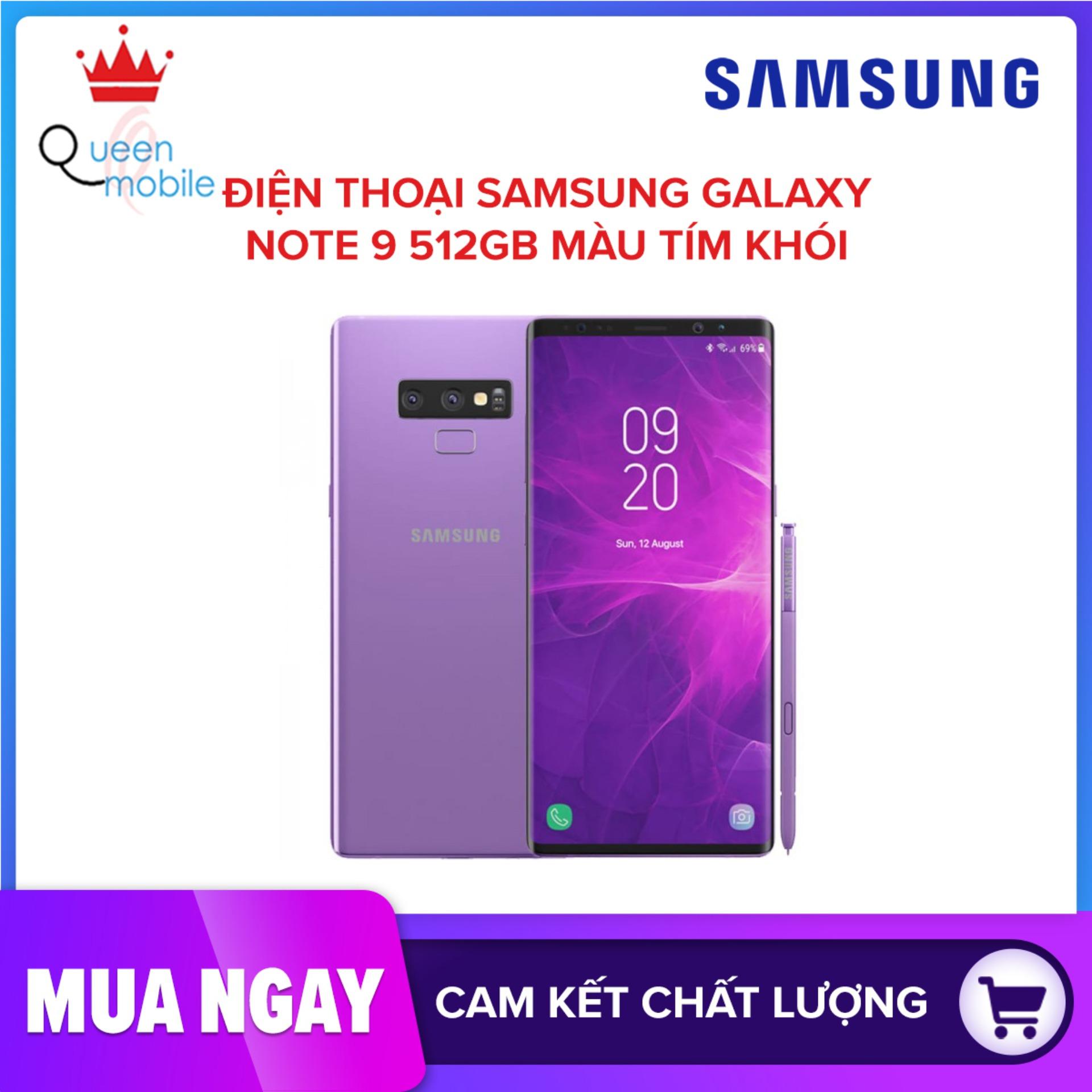 [HCM]Điện thoại Samsung Galaxy Note 9 512GB màu tím khói (hàng nhập khẩu)