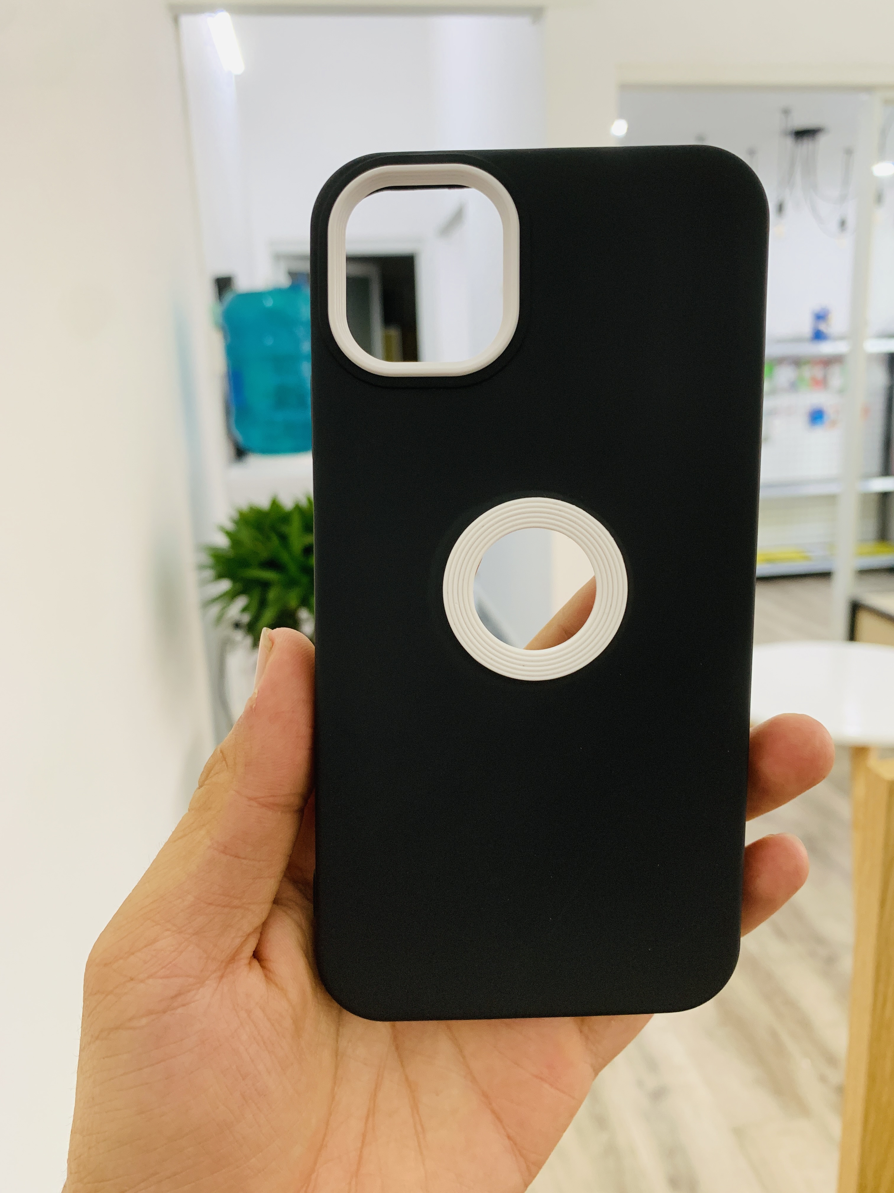 Ốp lưng iPhone hở táo viền màu siêu đẹp