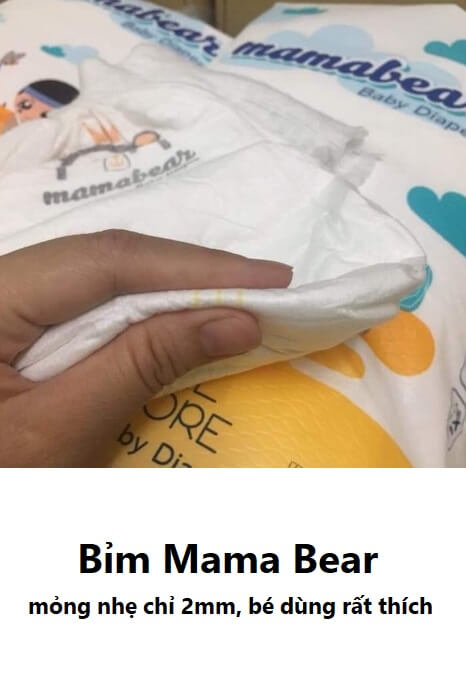 Tã quần Mama Bear Mamabear combo 50 miếng đủ size