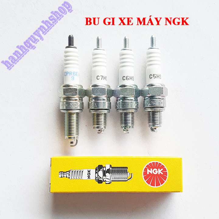 Bugi xe máy NGK C5, C6, C7, CPR6EA-9 Dream, Wave, AB, Lead, Vision, SH