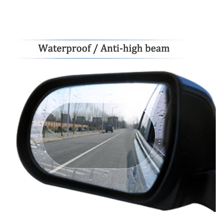 Car Rearview Mirror Anti Fog Rain Proof Coating Film Covers rain blades sticker