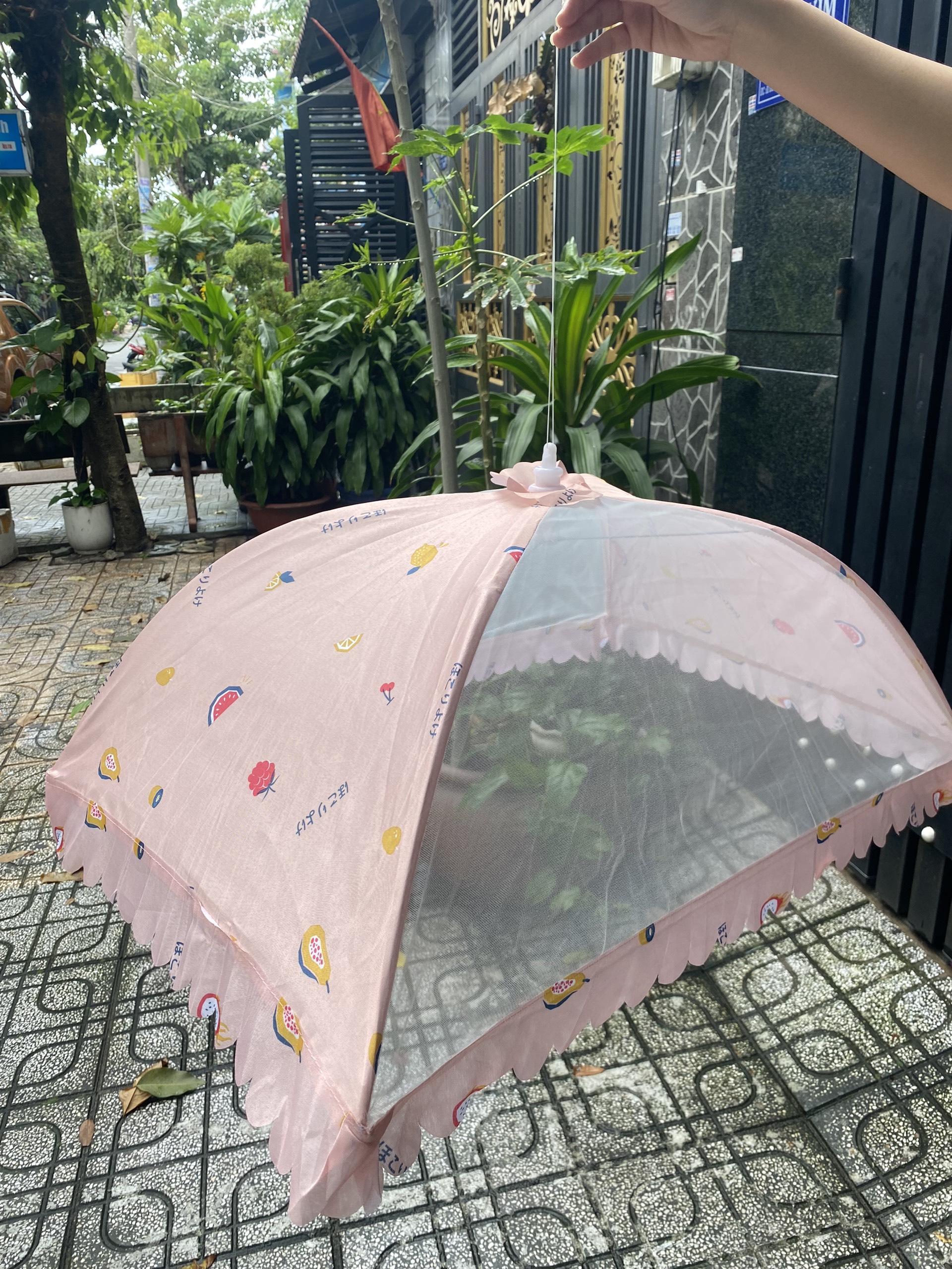 Lồng bàn gấp gọn đậy thức ăn (kèm ảnh thật) LB203