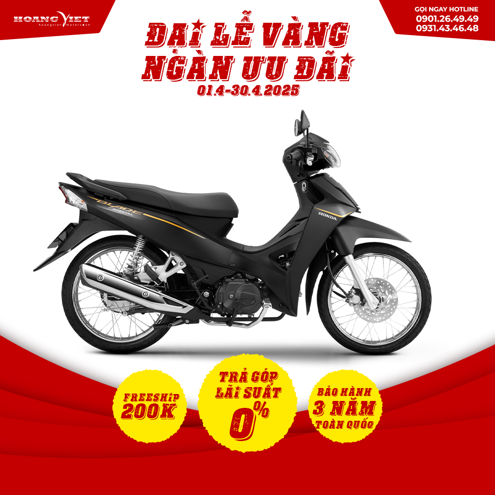 Xe máy Honda BLADE 110cc 2023 - Phiên Bản Đặc Biệt