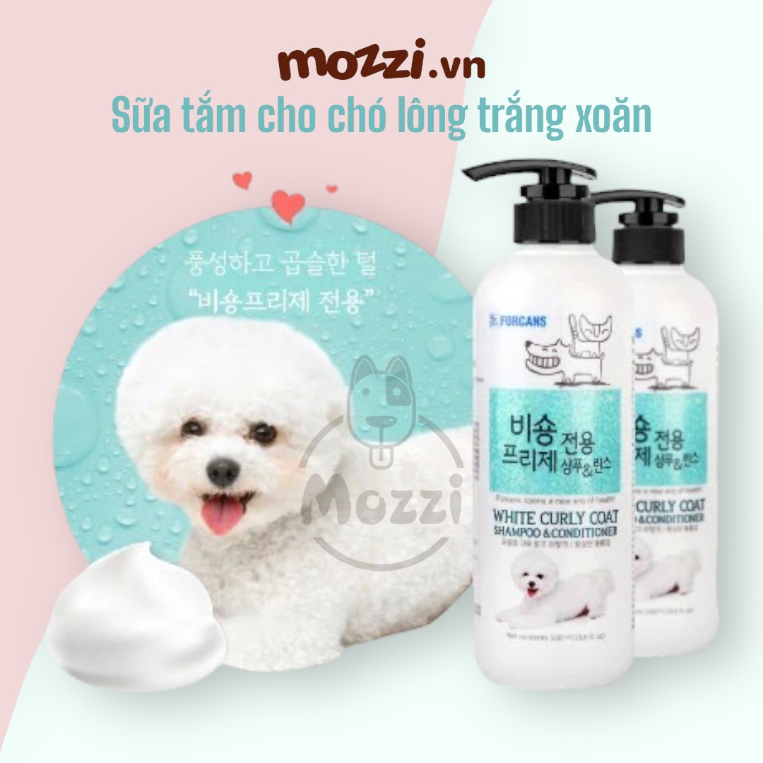 Sữa tắm Forcans Hàn Quốc cho chó mèo Chai 550ml