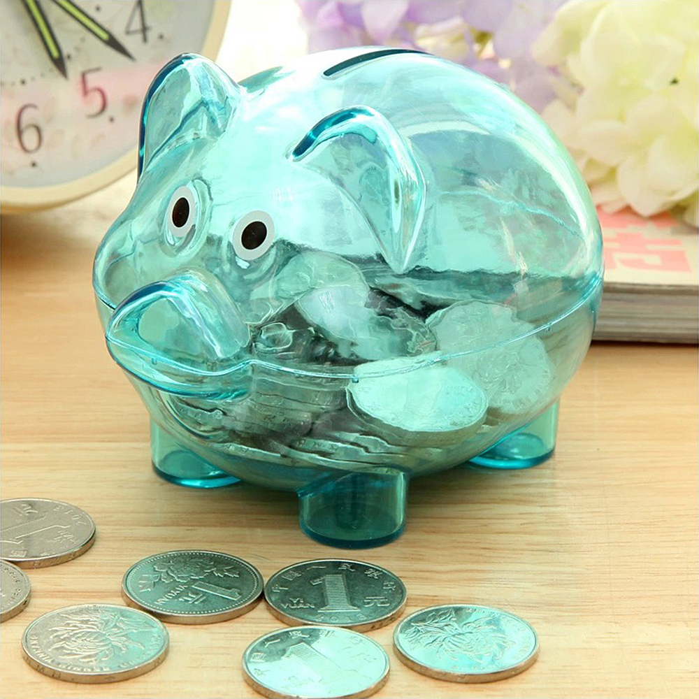 Hộp Nhựa Trong Suốt Hình Chú Heo Dễ Thương Cho Bé Gái Hộp Đựng Tiền Đồ Chơi Heo Đất Cho Bé Gái Libaby