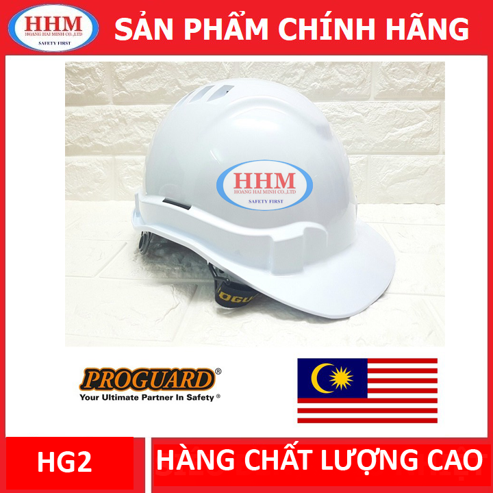 Nón bảo hộ Proguard HG2-WHG3RS - Malaysia
