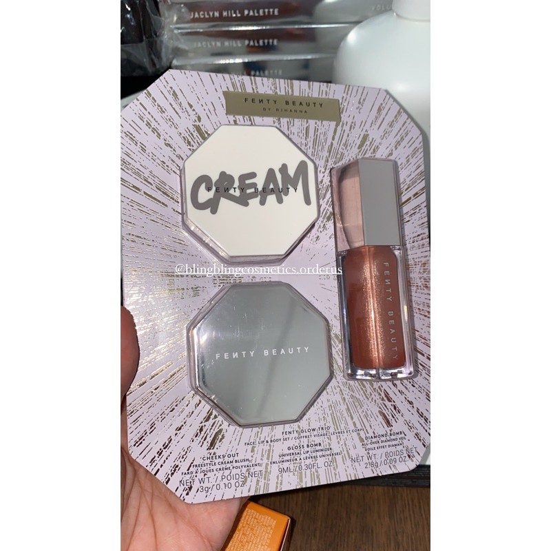 [HCM][SALE20%] Set son phấn Fenty Glow Trio Face Lip Body