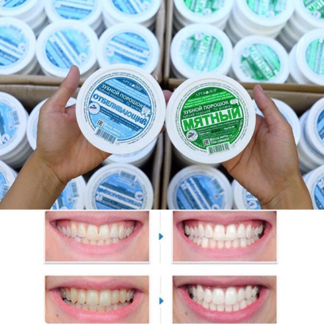 [HCM]Bột Trắng Răng Nga Artcolor 75gr - Mẫu mới