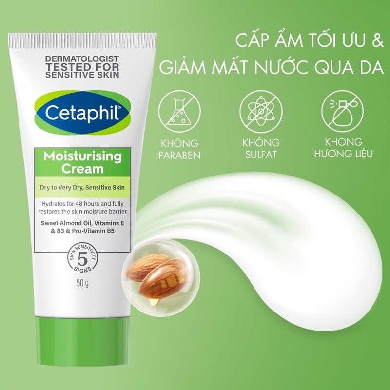 Kem Dưỡng Ẩm CETAPHIL MOISTURIZING CREAM - 50g