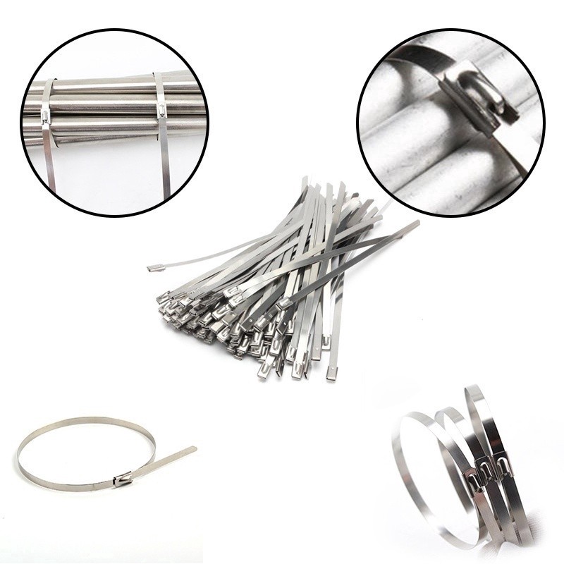304 Stainless Steel Drawstring in Many Sizes (Pack of 100 Strands)