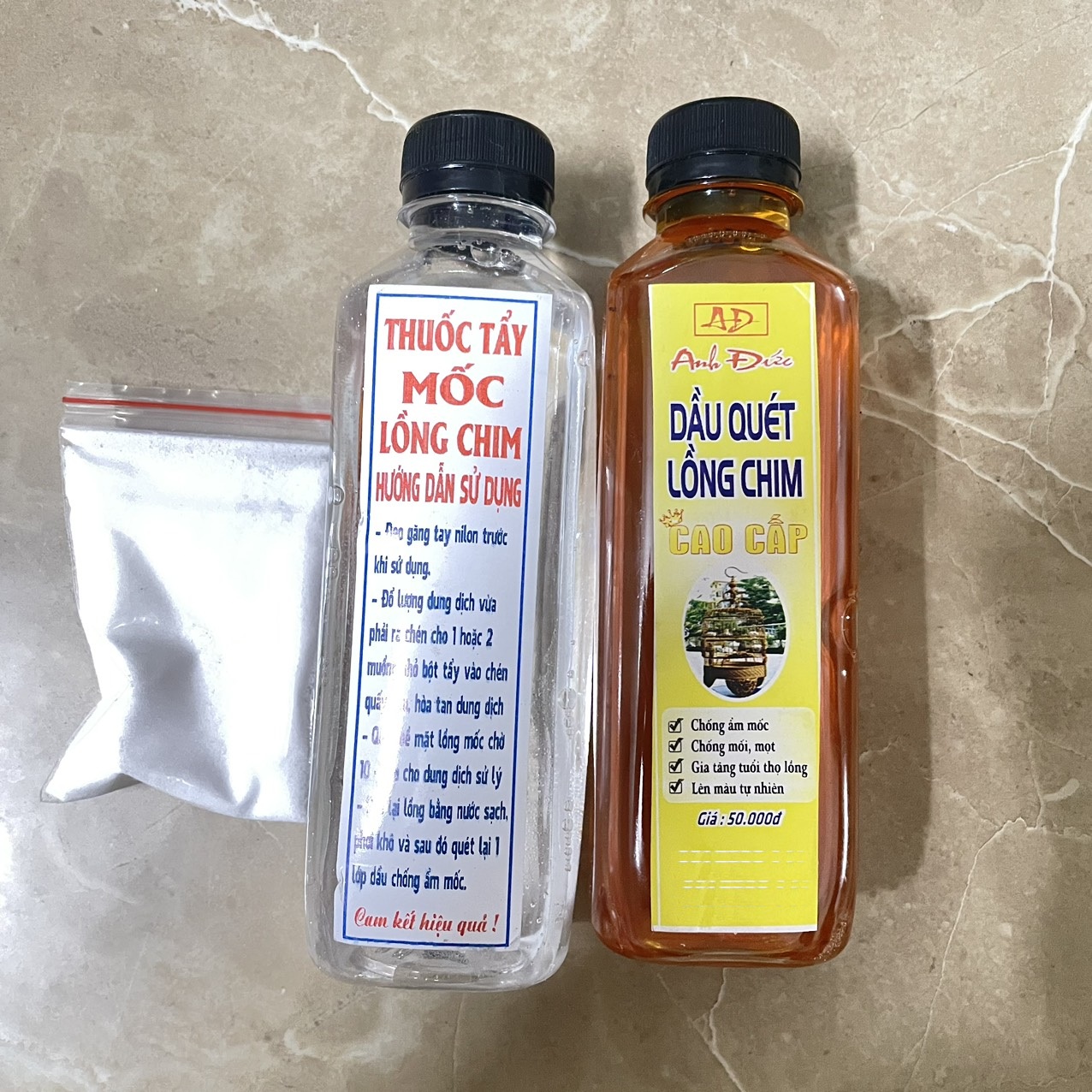 Dầu quét lồng chim cao cấp, Tẩy mốc lồng chim, phụ kiện lồng chim giá rẻ