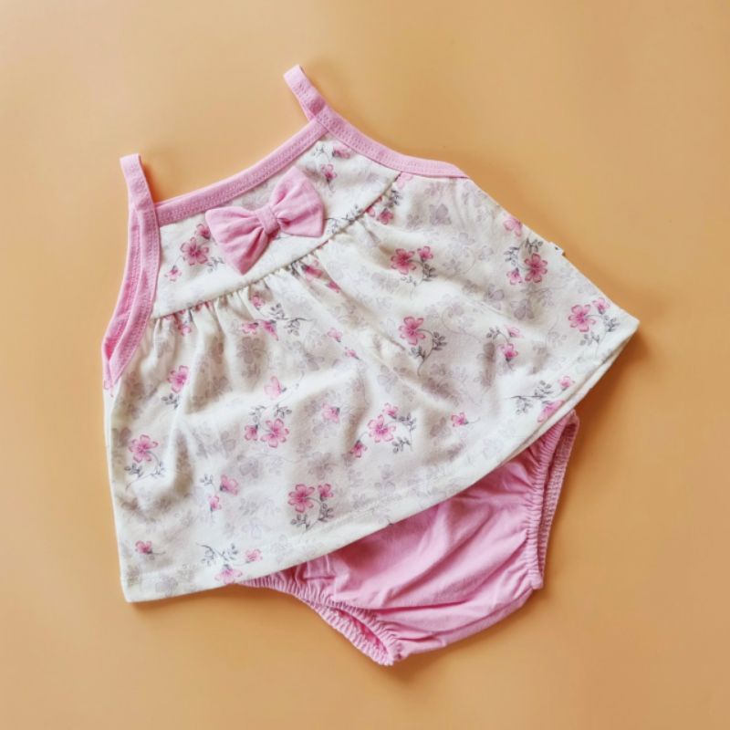 Bộ mát 2 dây Bunny cho bé gái 4-12kg