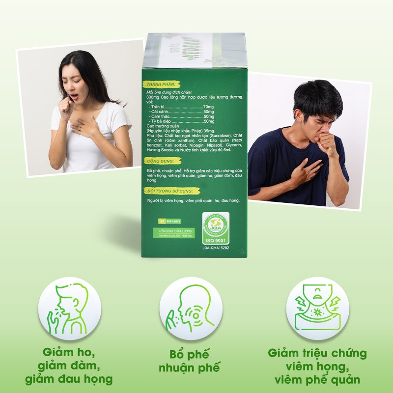 Siro ho Hedeka - Hộp 20 gói x 5ml