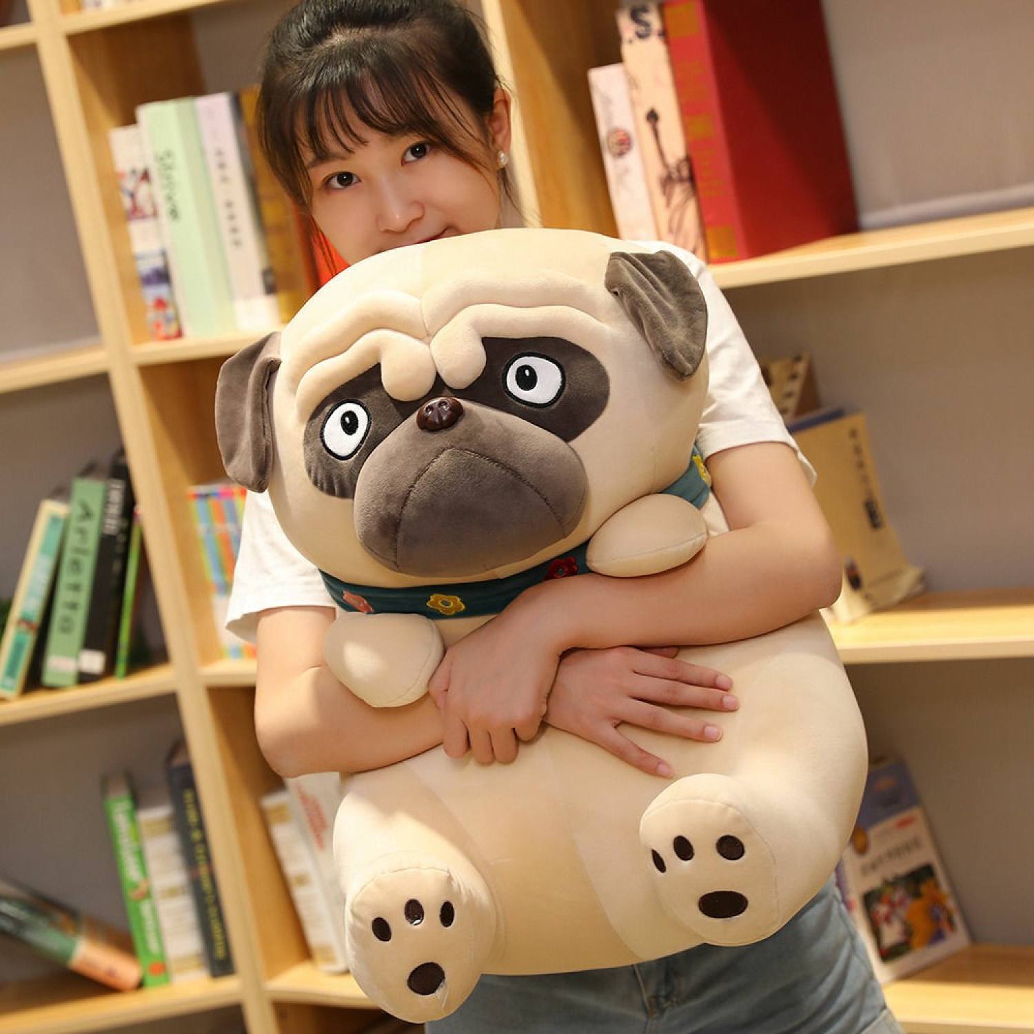 Chó Bông Mặt xệ Pug gấᴜ Bông cao cấp đủ size