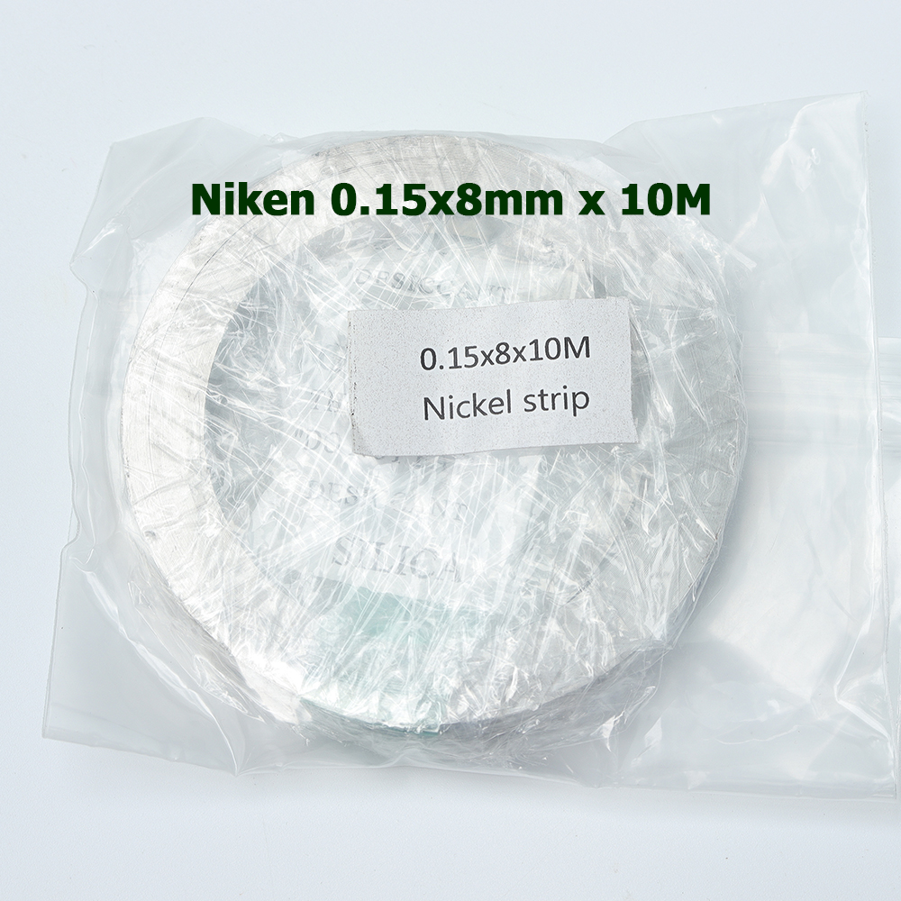 Kẽm hàn cell pin mạ Niken 0.15x8mm Cuộn 10M