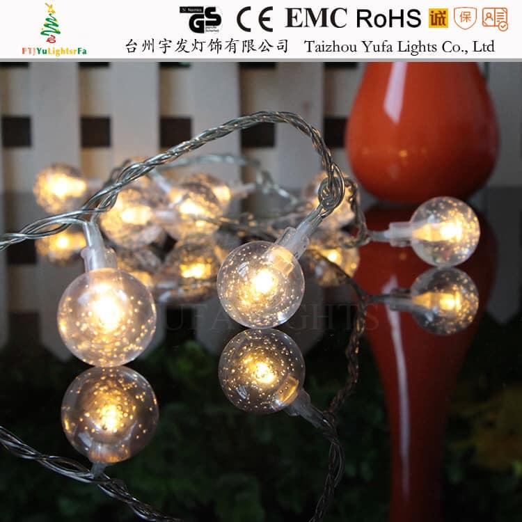 Đèn Led Bi Bọt Cherry Ball Bọt Nước Bóng Tròn 3m Chạy Pin AAA