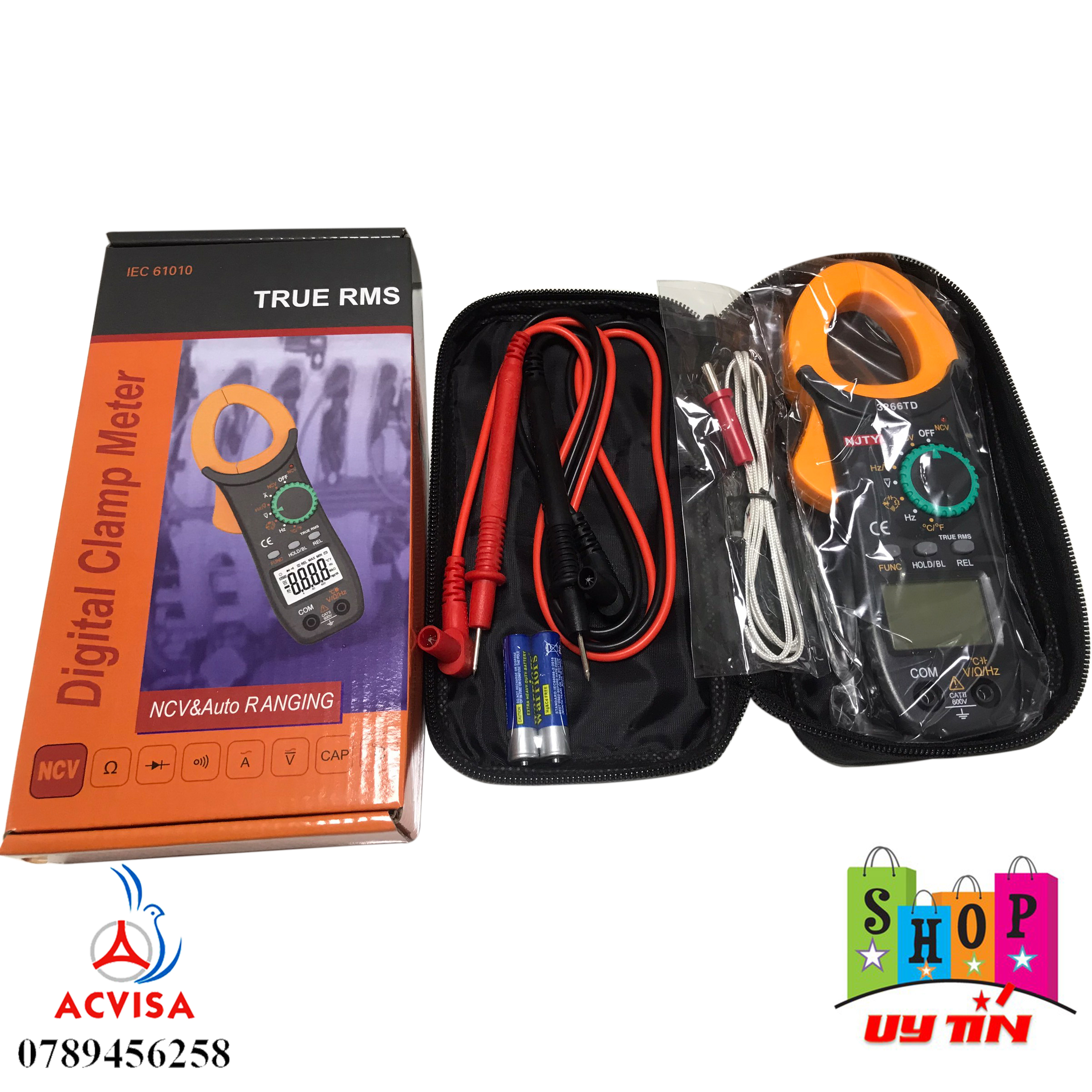 NJTY 3266TD kìm kẹp Ampe vạn năng