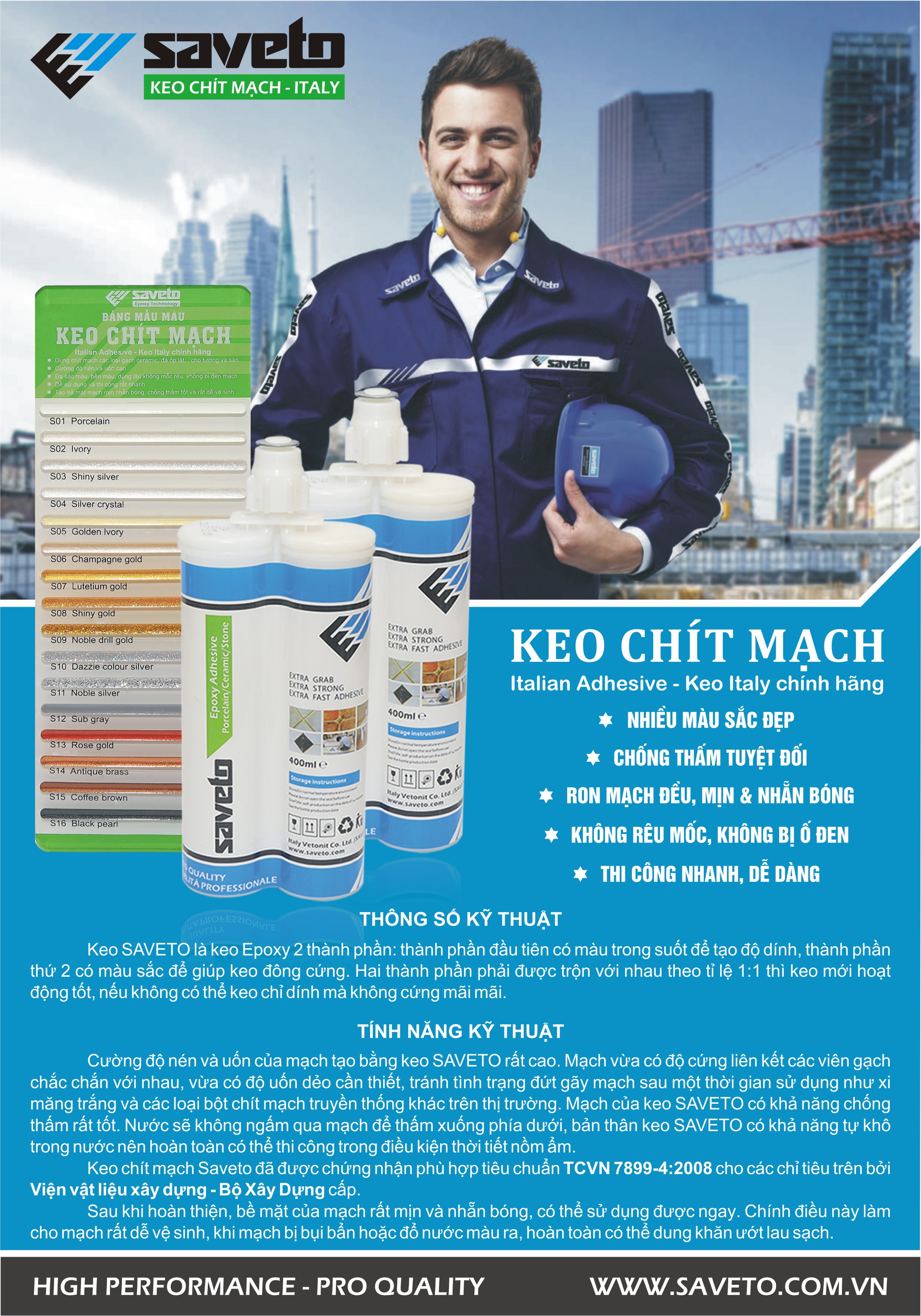 Súng Bắn Keo Saveto