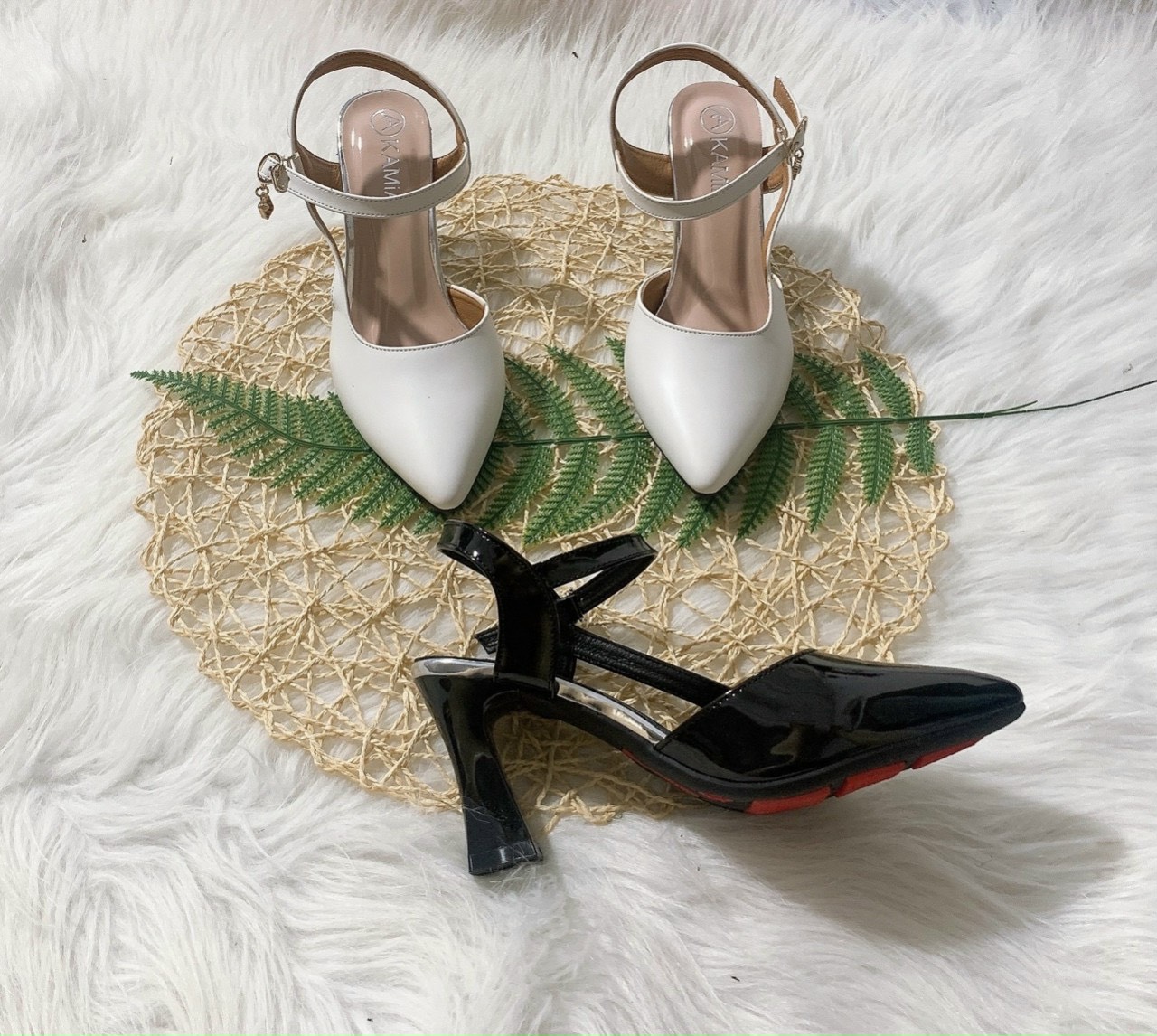 Sandal cao gót nữ 7p mũi nhọn T30