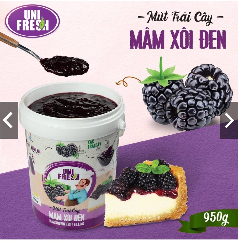 Mứt Trái Cây UNIFRESH nhiều vị 950g