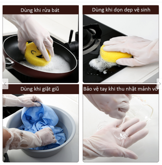 Combo 03 đôi Găng tay siêu dai có lót nỉ