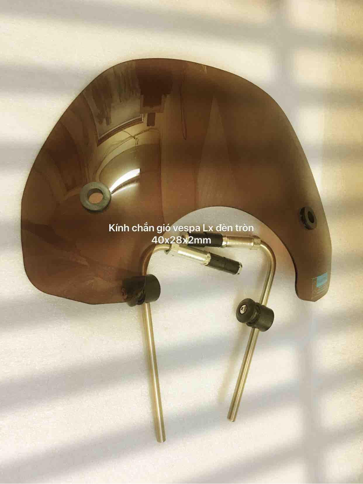 [HCM]Kính chắn gió vespa Lx đèn tròn