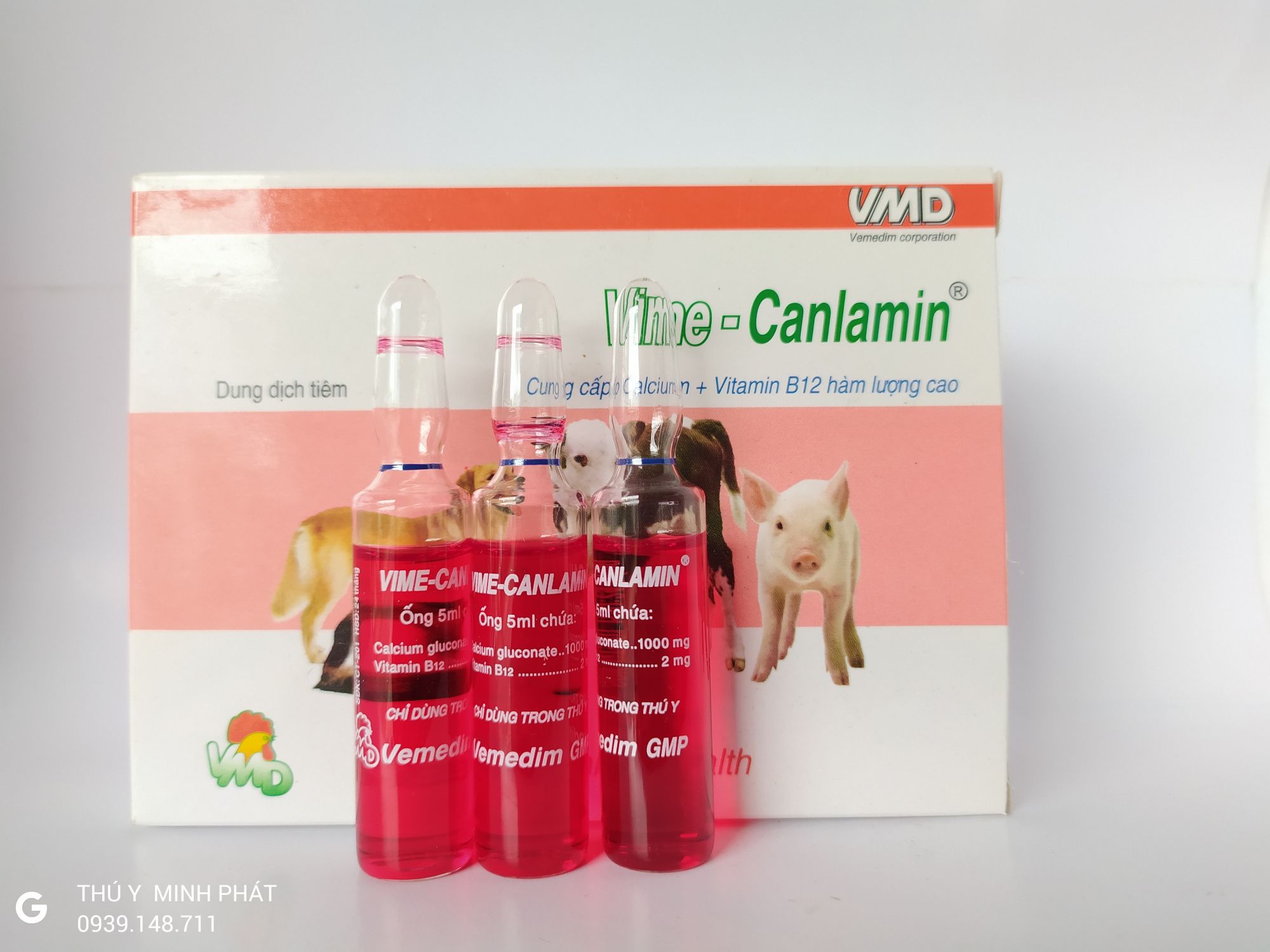 CALAMIN B12 VITAMIN B12 (HỘP 10 ỐNG 5ML)