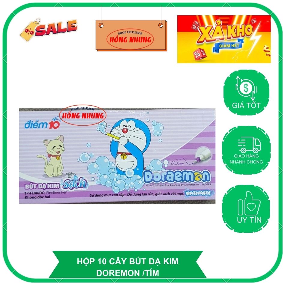 [HCM] Bút Lông Kim / Dạ Kim Thiên Long FL-08/DO Mực Tím