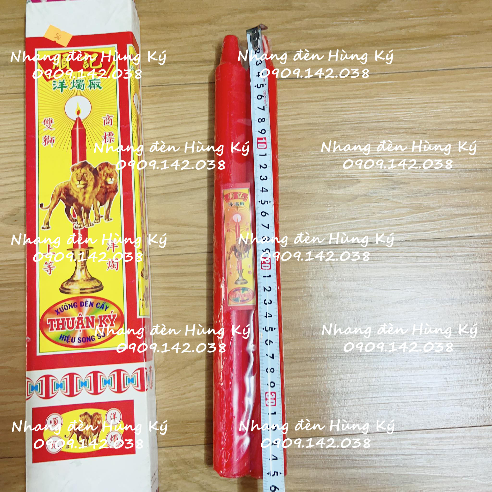 Đèn cầy cây 4/0 cao 35cm