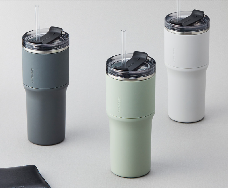Bình giữ nhiệt LocknLock Metro Drive LHC4277S 650ml - Kèm ống hút và cọ rửa