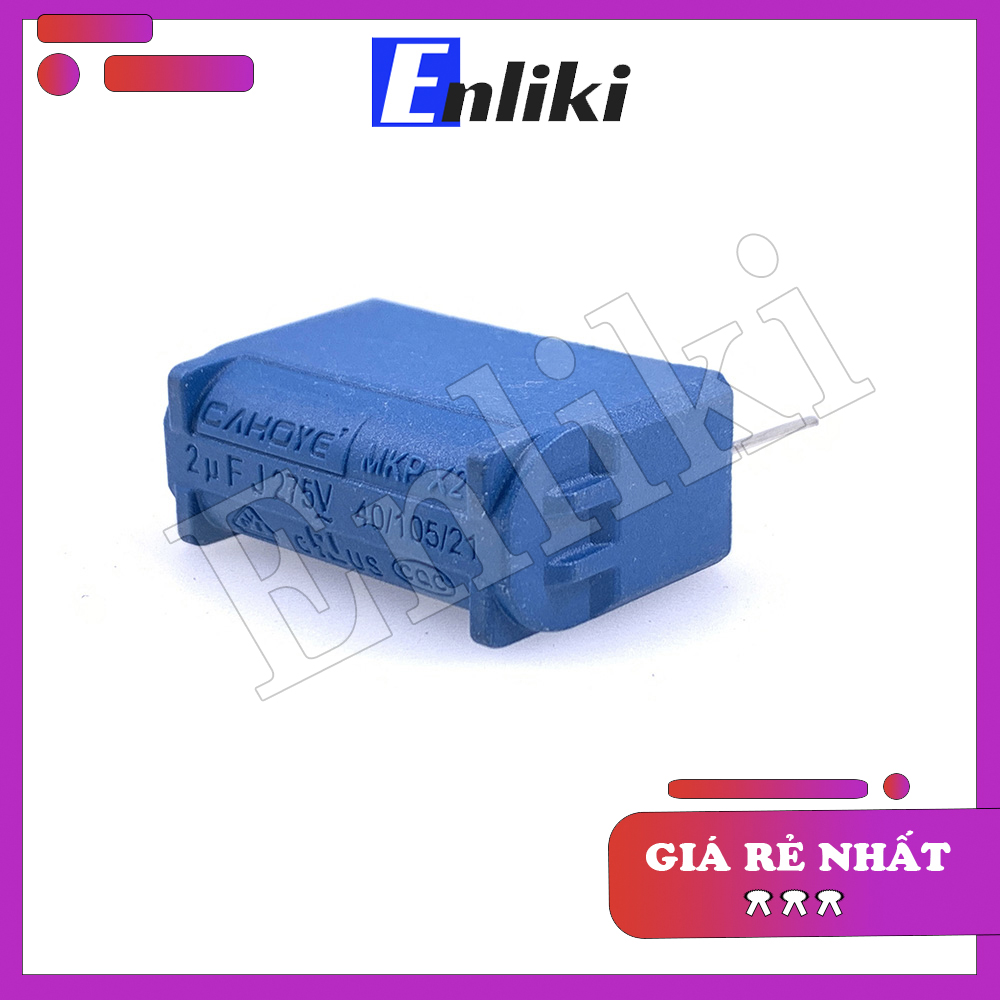 Tụ Bếp Từ 2uF CAHOYE 275VAC 400VDC