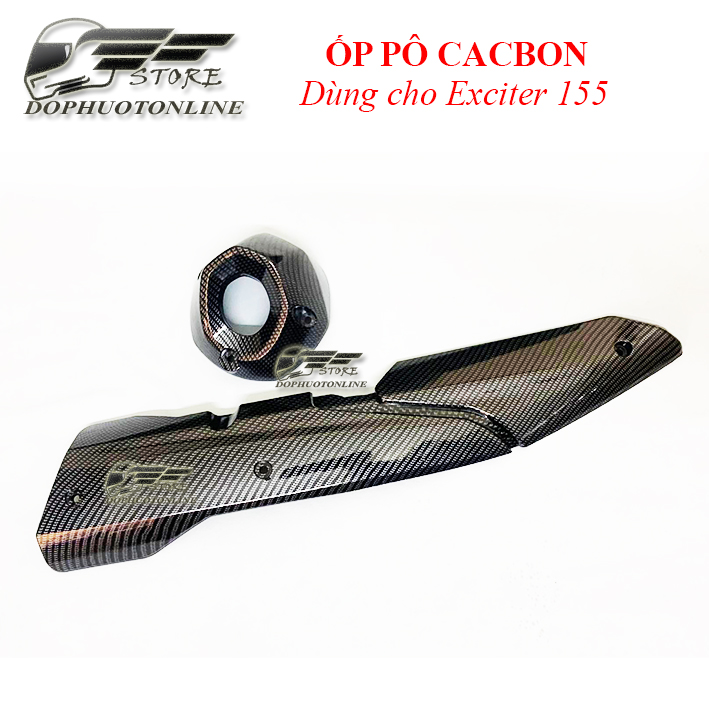 Ốp Pô Và Ốp Mão Carbon Exciter 155Vva <Dpol>