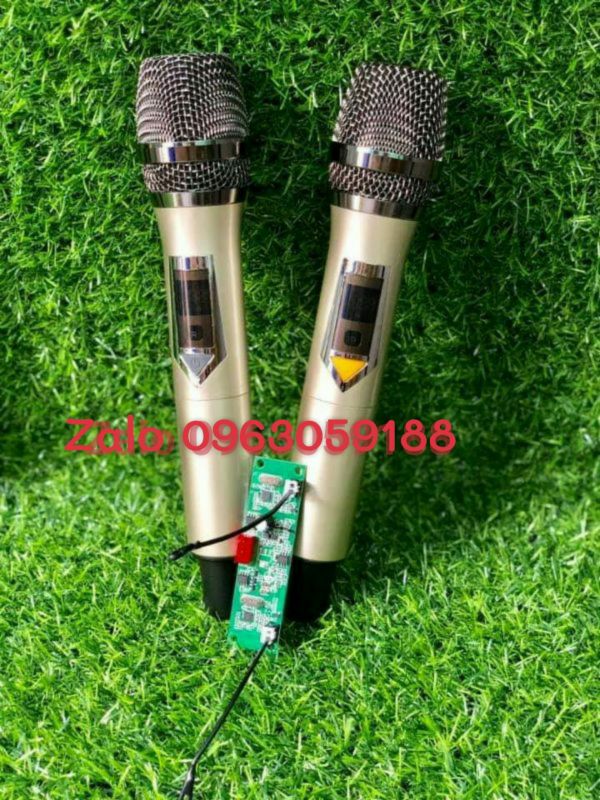 Mic không dây giành cho loa kéo - Sét tần số- 1 cặp ( Màu Ngẫu Nhiên)