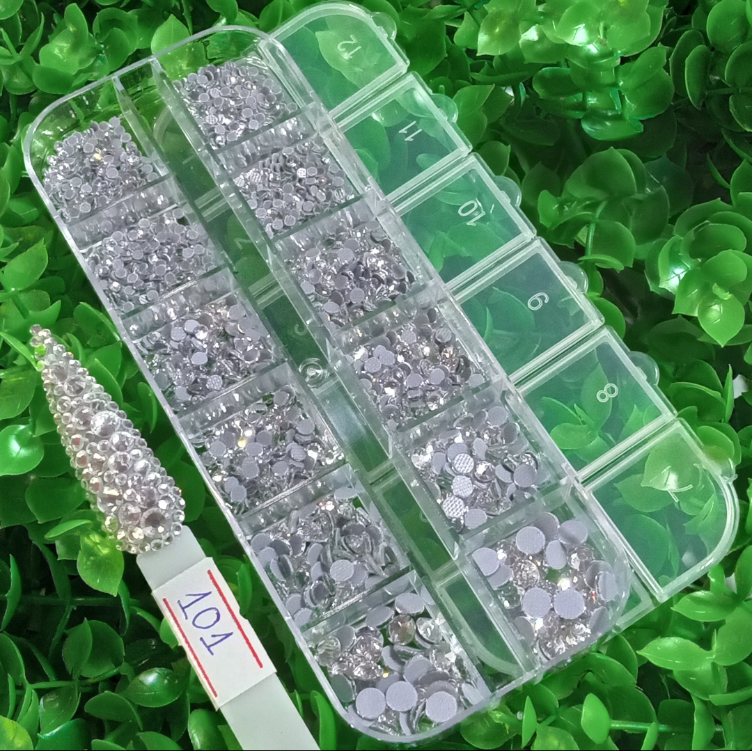 [HCM]ĐÁ NAIL [[ MÃ 101 CRYSTAL  ]] KHAY PHÂN SIZE