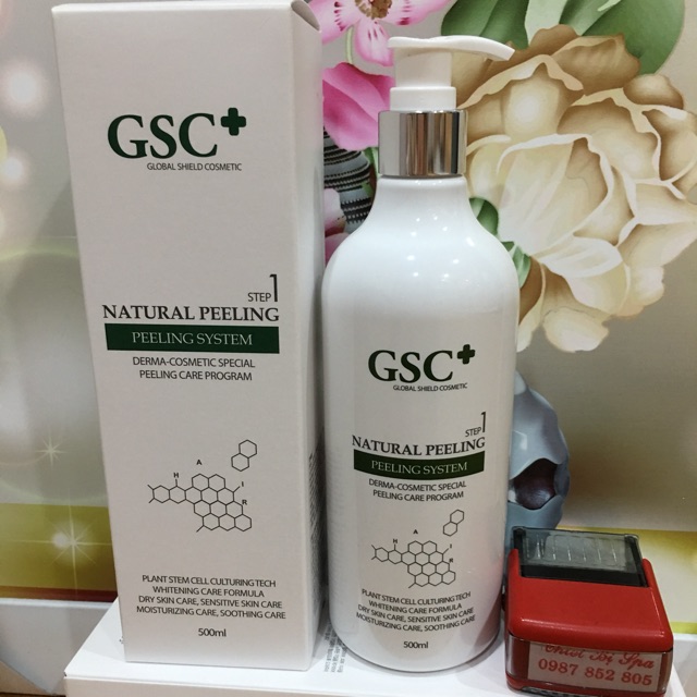 TẨY DA CHẾT GSC+ NATURAL PEELING 500ml