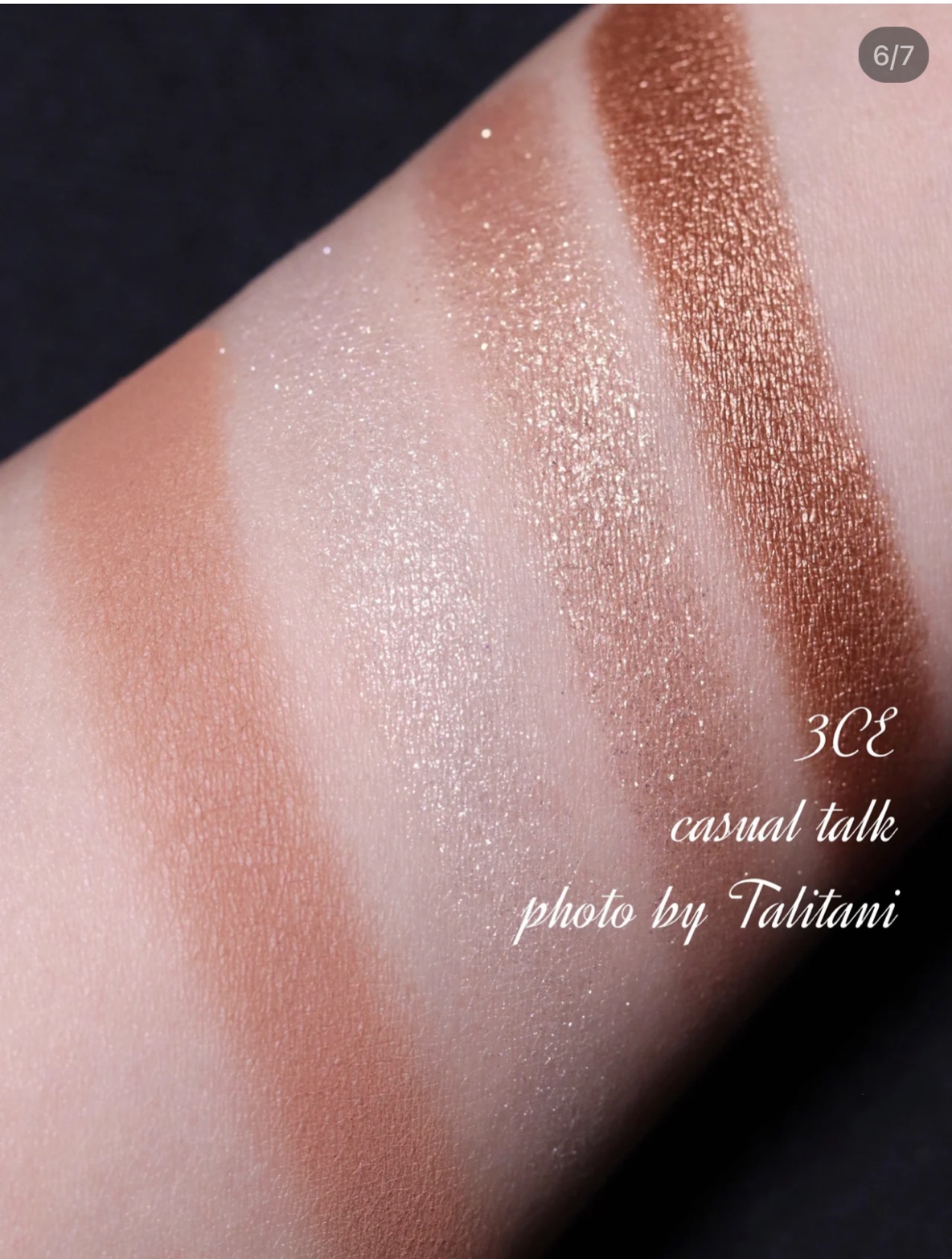 Phấn Mắt 3CE Multi Eye Color Palette #Casual Talk ( 4 ô)