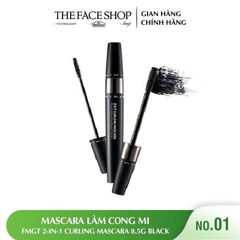 Mascara Làm Cong Mi FMGT 2-In-1 Curling Mascara 8.5g